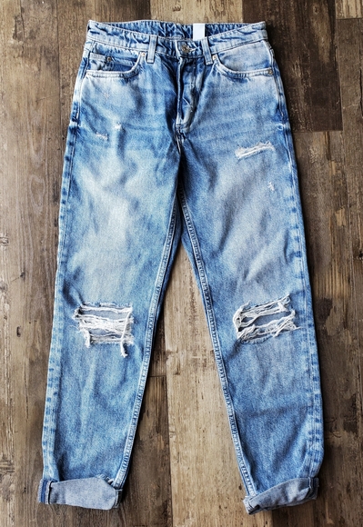 H&M Denim - Denim mom jeans 0